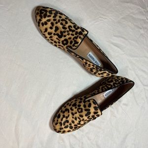 Steve Madden Smile Leopard Print Loafers